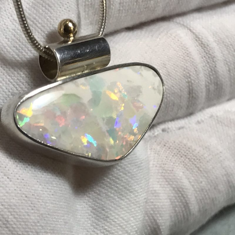 Pendentif en opale claire (pCP-2)