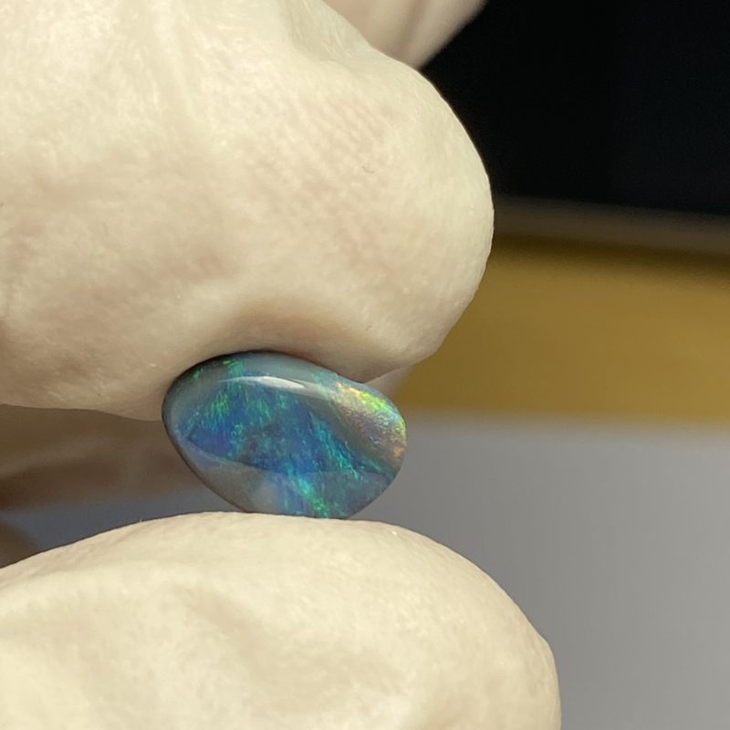 Opale foncée australienne de Lightning Ridge de 1.0 ct (cLR-62)