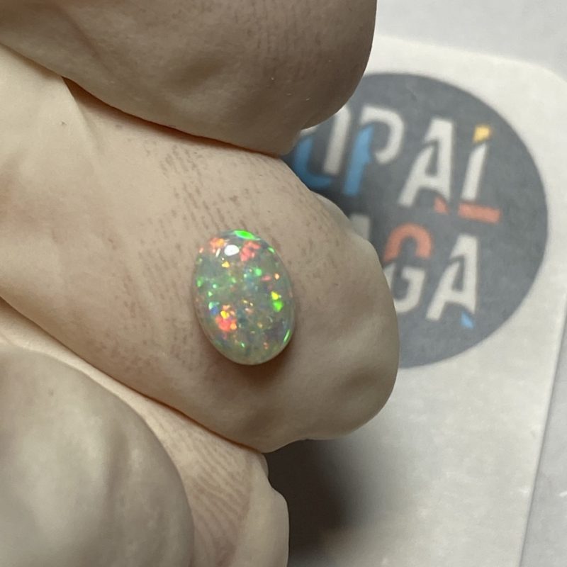 Opale foncée australienne de Lightning Ridge de 0.55 ct (cLR-68)