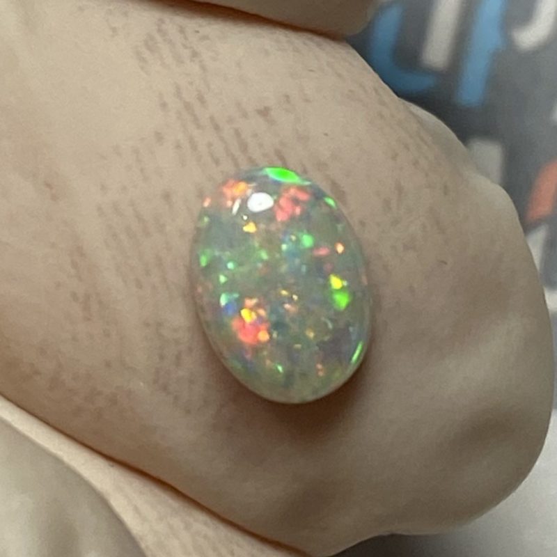 Opale foncée australienne de Lightning Ridge de 0.55 ct (cLR-68)