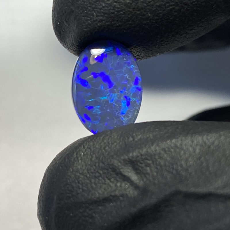 Opale noire australienne de Lightning Ridge de 2.0 ct (cLR-121)