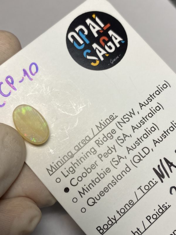 Opale australienne de Coober Pedy de 3.22 ct (cCP-10) – Image 5