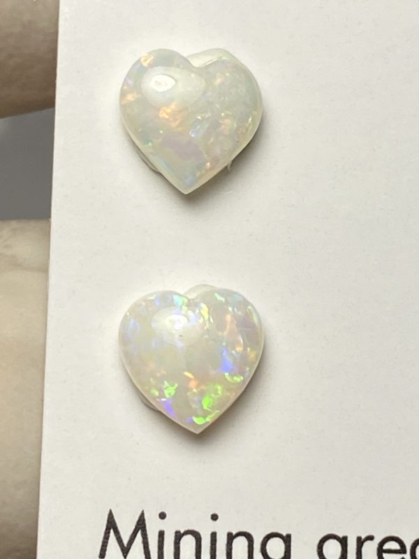 Paire d'opales australiennes de Mintabie de 1.35 ct au total (cMT-18) – Image 2