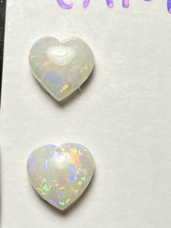 Paire d'opales australiennes de Mintabie de 1.35 ct au total (cMT-18) – Image 9