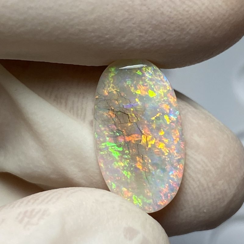 Opale foncée australienne de Mintabie de 3.4 ct (cMT-17)