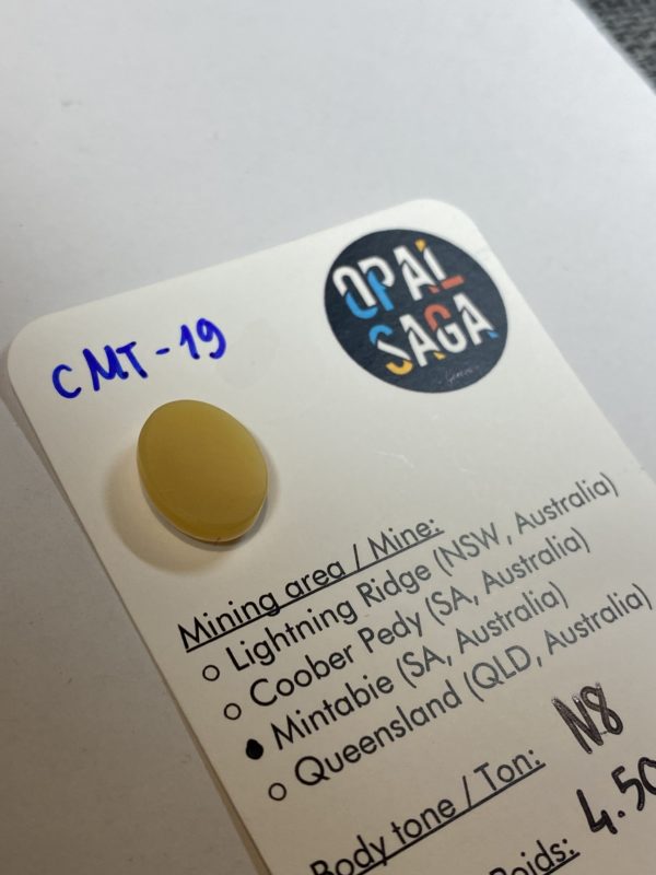 Opale australienne de Mintabie de 4.90 ct (cMT-19) – Image 4