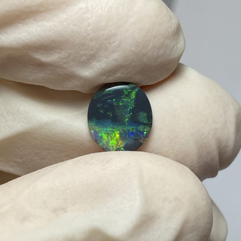 Opale noire australienne de Lightning Ridge de 0.85 ct (cLR-152)