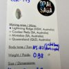 Opale australienne de Lightning Ridge de 0.98 ct (cLR-179) – Image 2
