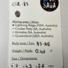 Opale australienne de Lightning Ridge de 0.47 ct (cLR-83) – Image 2