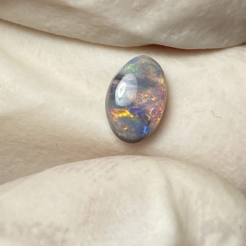 Opale foncée australienne de Lightning Ridge de 0.47 ct (cLR-83)