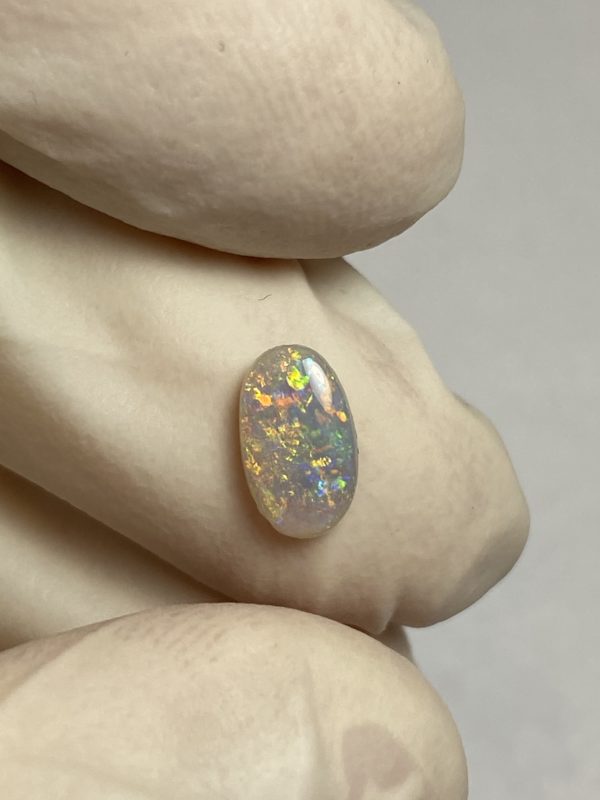 Opale foncée australienne de Lightning Ridge de 0.61 ct (cLR-181)