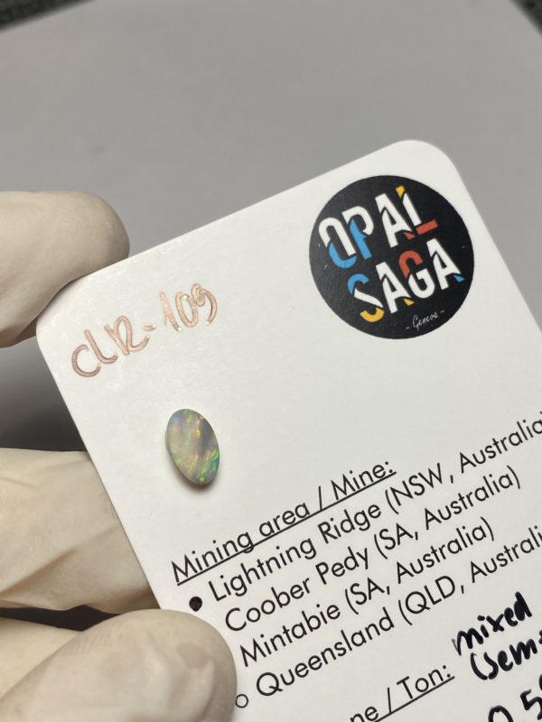 Opale australienne de Lightning Ridge de 0.58 ct (cLR-109) – Image 4