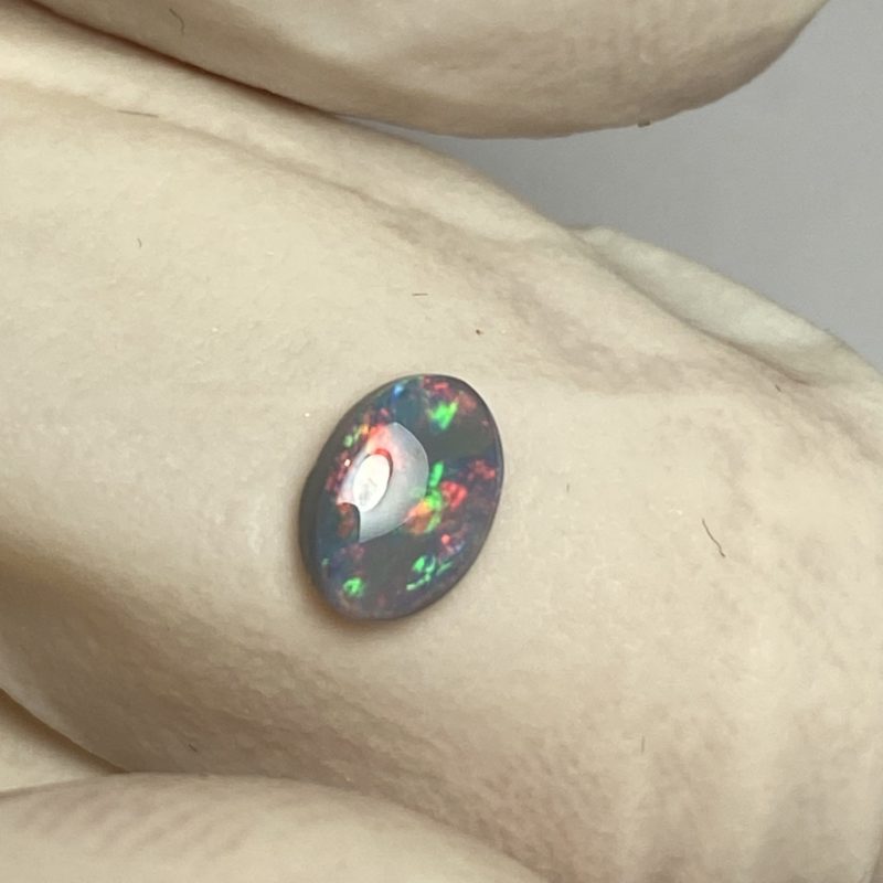 Opale foncée australienne de Lightning Ridge de 0.28 ct (cLR-91)