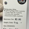 Opale australienne de Lightning Ridge de 0.42 ct (cLR-92) – Image 2