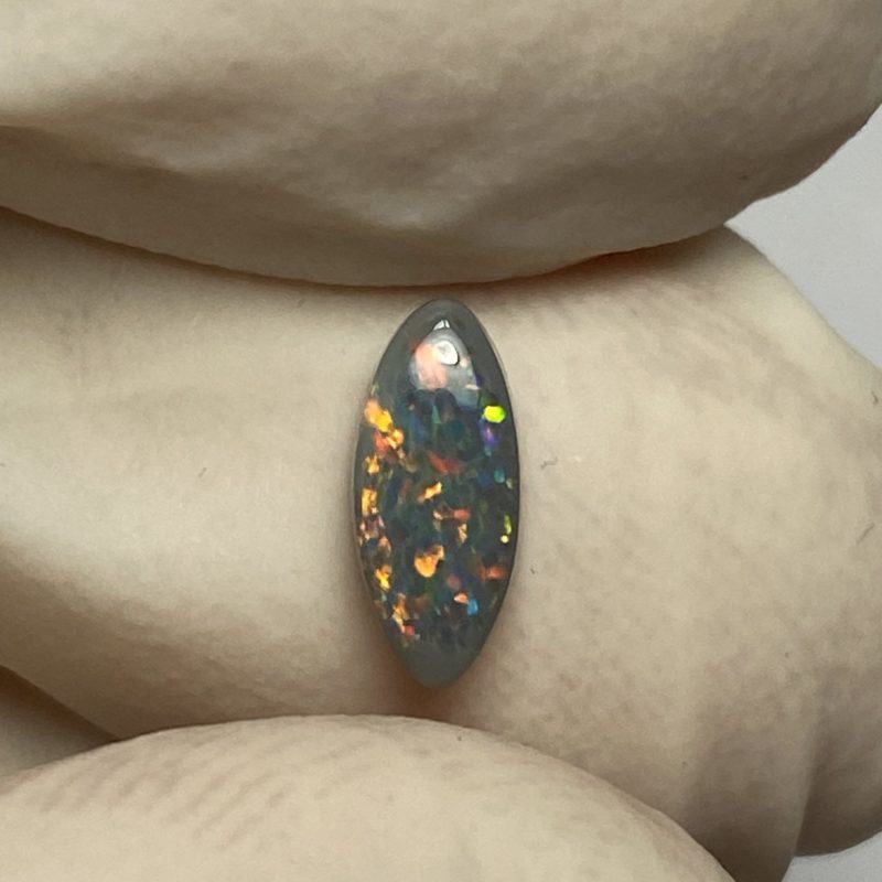 Opale foncée australienne de Lightning Ridge de 0.50 ct (cLR-95)