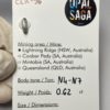 Opale australienne de Lightning Ridge de 0.50 ct (cLR-96) – Image 2
