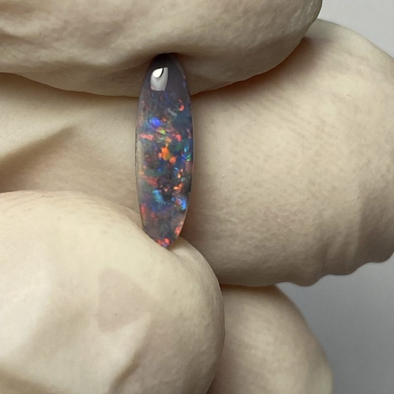 Opale foncée australienne de Lightning Ridge de 0.56 ct (cLR-97)