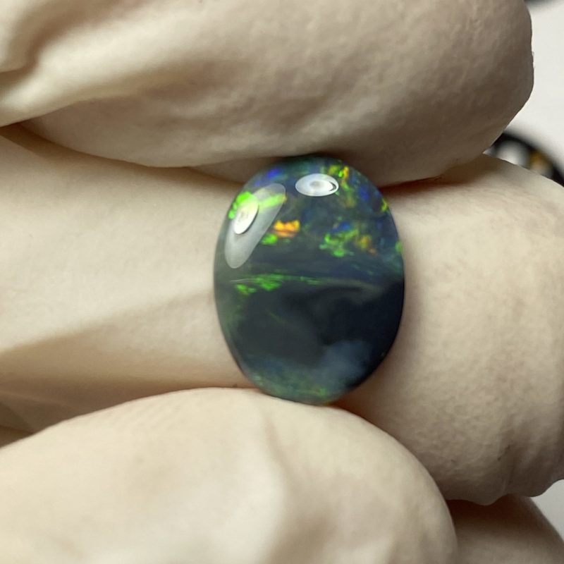 Opale foncée australienne de Lightning Ridge de 1.45 ct (cLR-145)