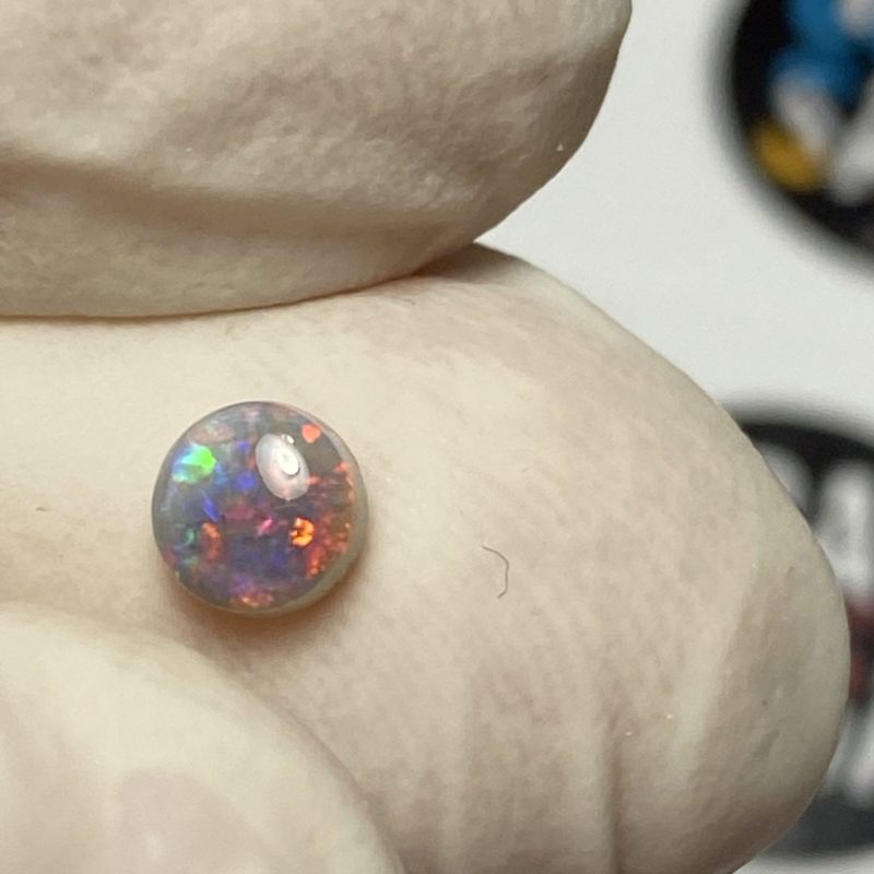 Opale foncée australienne de Lightning Ridge de 0.25 ct (cLR-103)