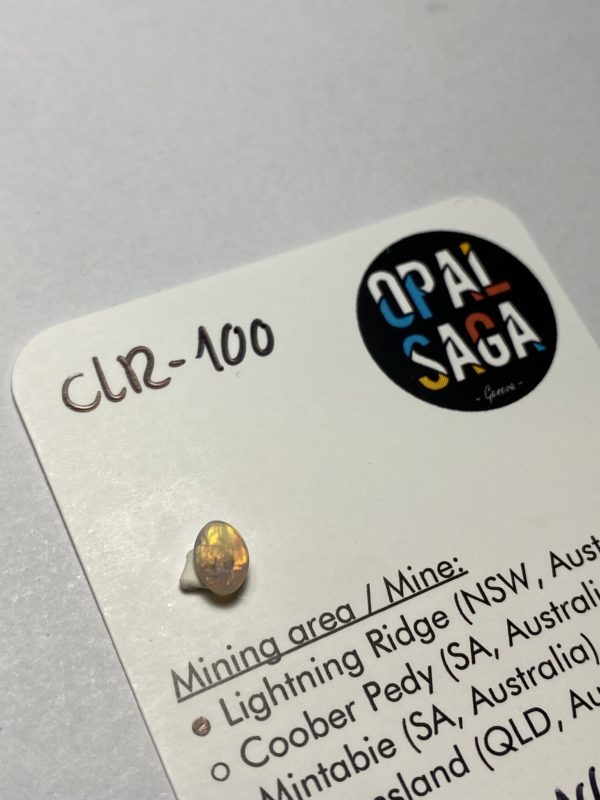 Opale australienne de Lightning Ridge de 0.35 ct (cLR-100) – Image 4