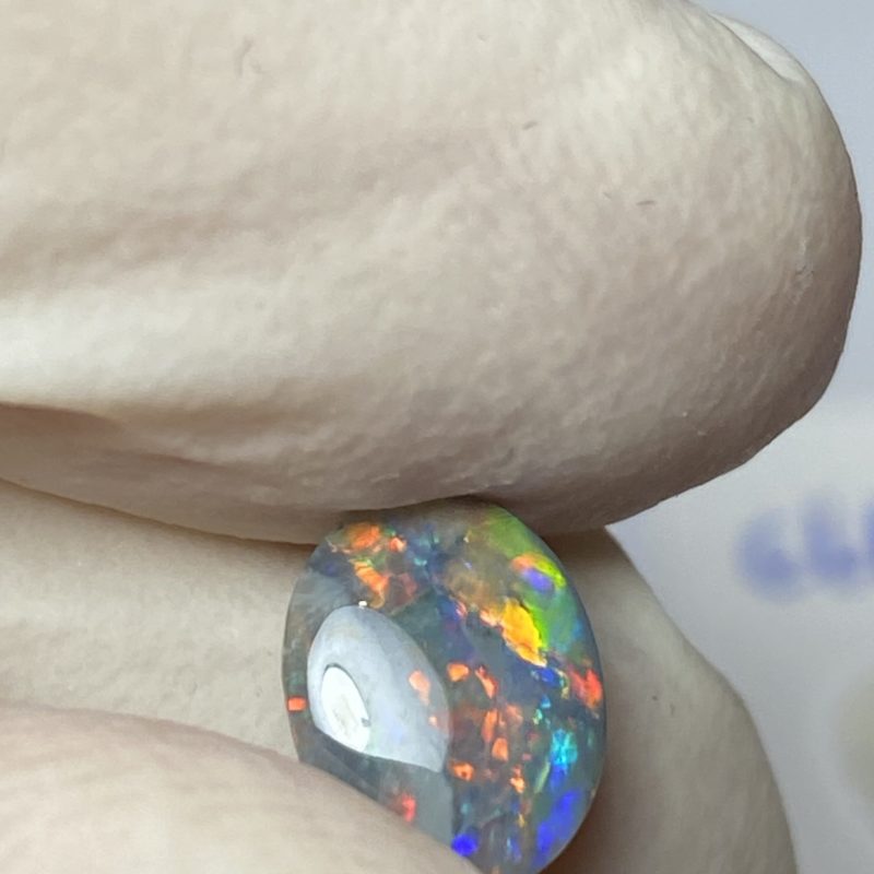 Opale foncée australienne de Lightning Ridge de 0.59 ct (cLR-149)