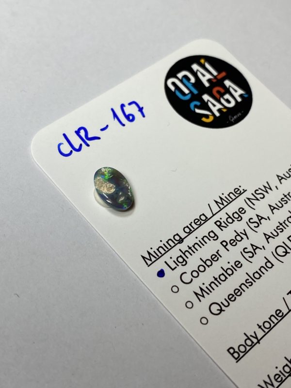 Opale australienne de Lightning Ridge de 1.02 ct (cLR-167) – Image 4