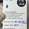 Opale australienne de Lightning Ridge de 0.37 ct (cLR-122) – Image 2