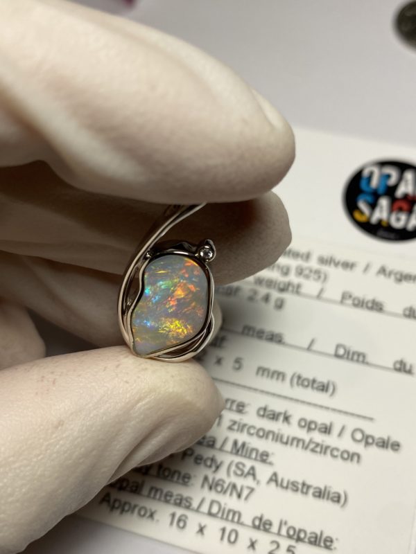 Pendentif en opale foncée (pCP-4) – Image 11
