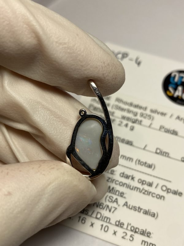 Pendentif en opale foncée (pCP-4) – Image 9