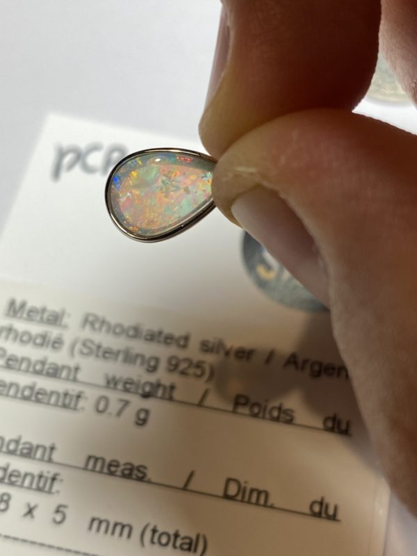 Pendentif en opale cristal (pCP-5) – Image 3