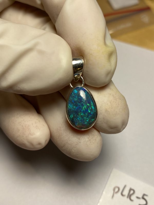 Pendentif en opale noire (pLR-5) – Image 13