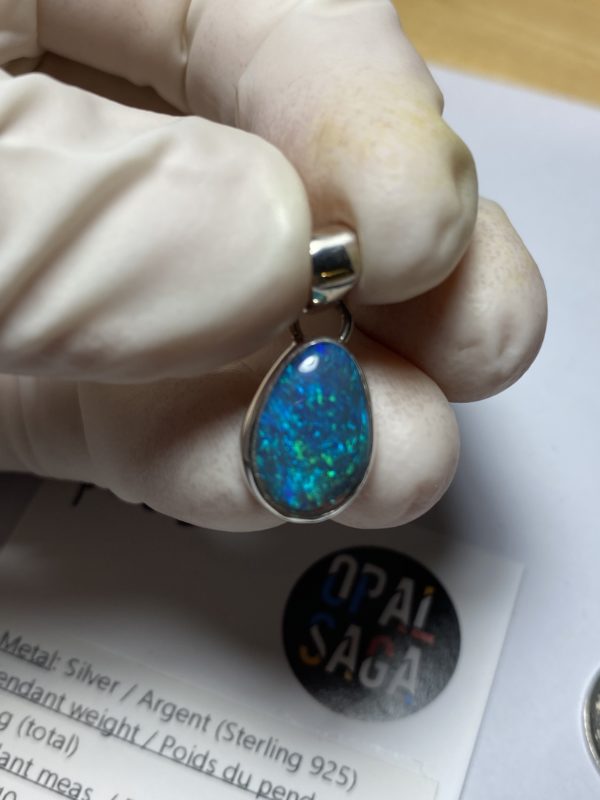 Pendentif en opale noire (pLR-5) – Image 12