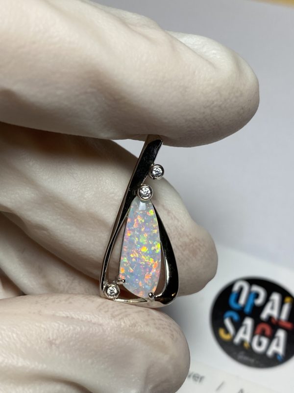 Pendentif en opale cristal (pLR-11) – Image 2