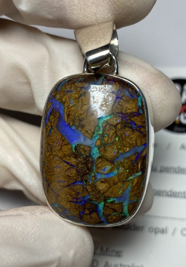 Grand pendentif en opale boulder (pBO-42)