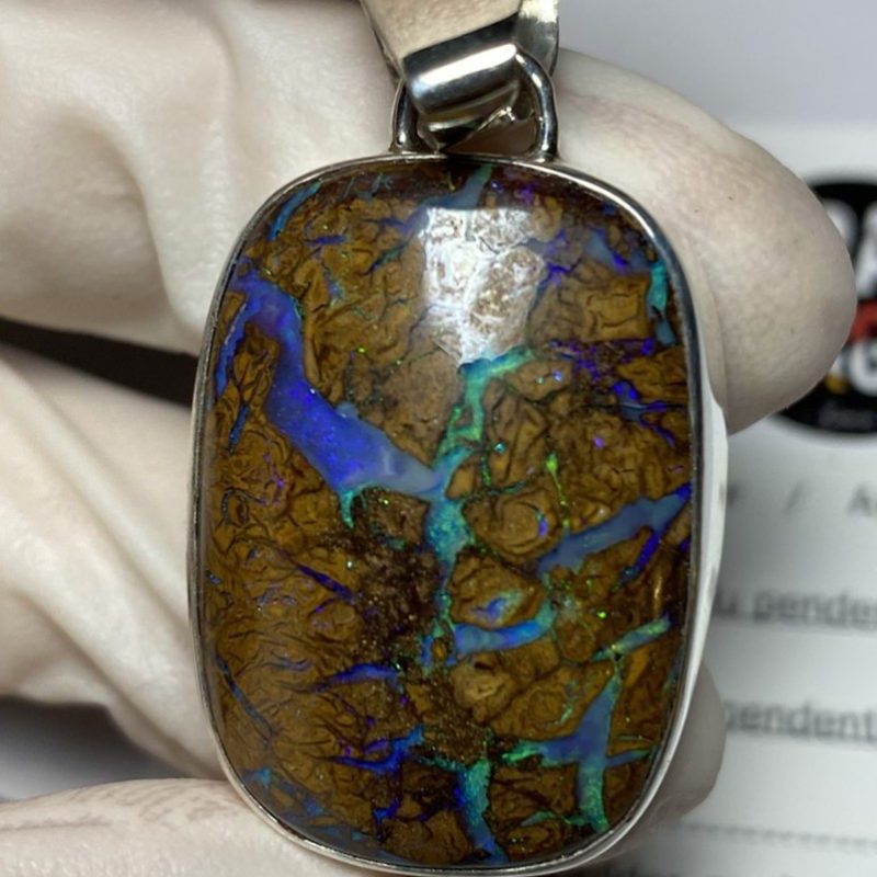 Grand pendentif en opale boulder (pBO-42)