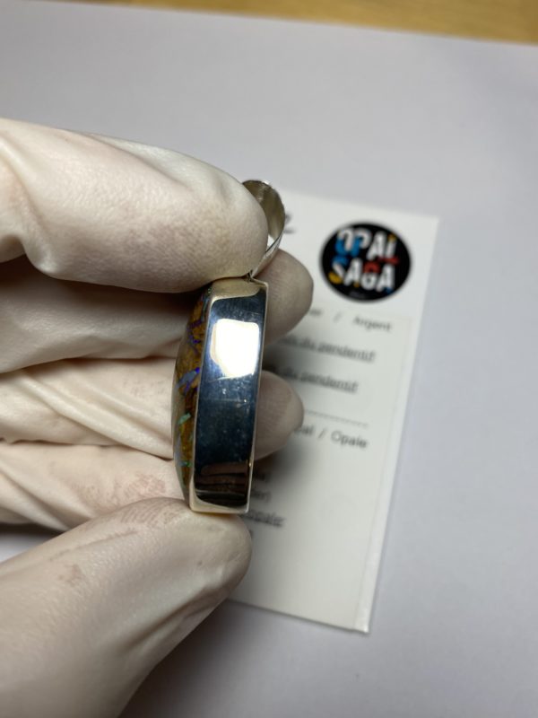 Grand pendentif en opale boulder (pBO-42) – Image 8