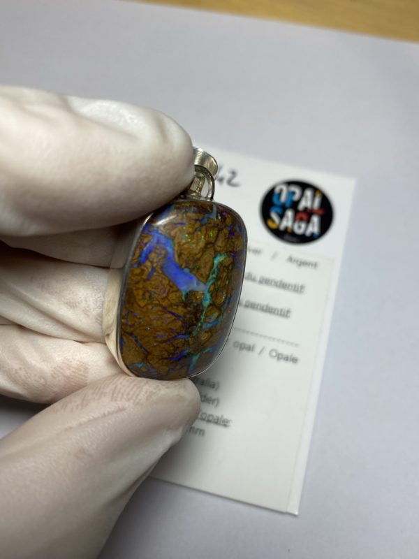 Grand pendentif en opale boulder (pBO-42) – Image 7