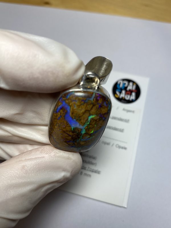Grand pendentif en opale boulder (pBO-42) – Image 3