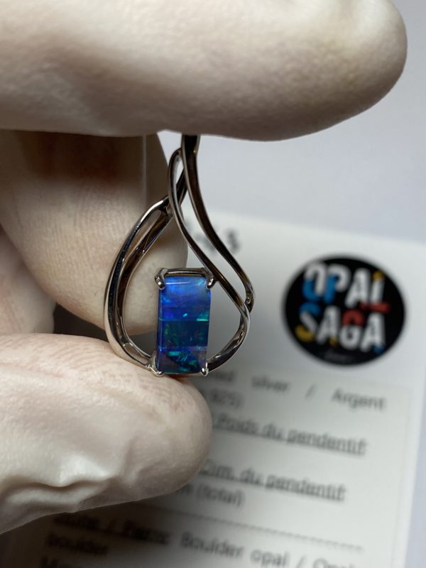 Pendentif en opale boulder (pBO-43) – Image 11