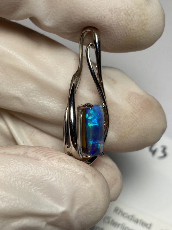 Pendentif en opale boulder (pBO-43) – Image 7