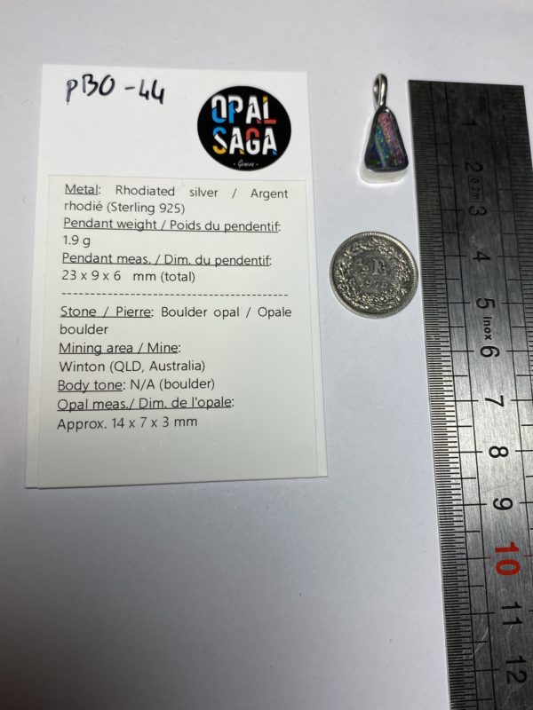 Pendentif en opale boulder (pBO-44) – Image 3