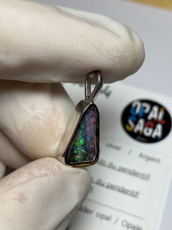 Pendentif en opale boulder (pBO-44) – Image 9
