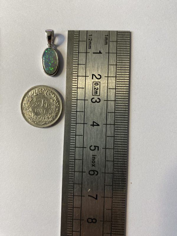 Pendentif en opale foncée (pLR-12) – Image 4