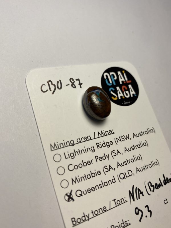 Opale boulder australienne de 9.3 ct (cBO-87) – Image 5
