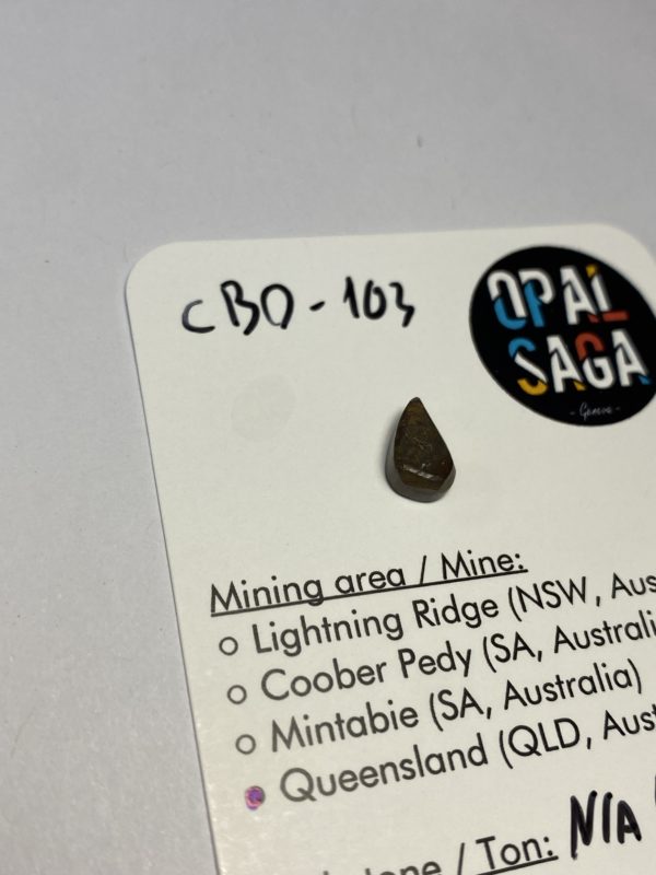Opale boulder australienne de 1.9 ct (cBO-103) – Image 7