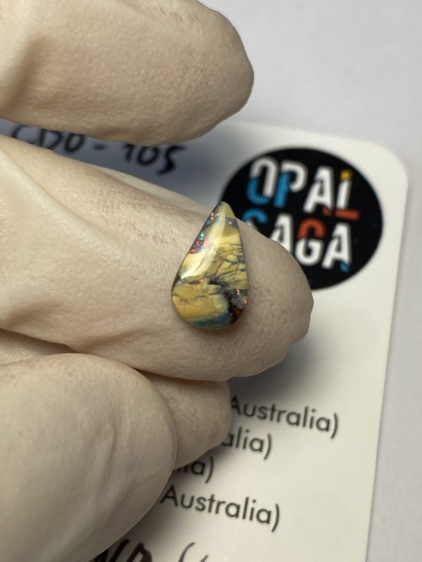 Opale boulder australienne de 1.4 ct (cBO-105) – Image 11