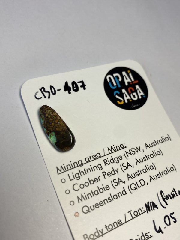 Opale boulder australienne de 4.05 ct (cBO-107) – Image 6