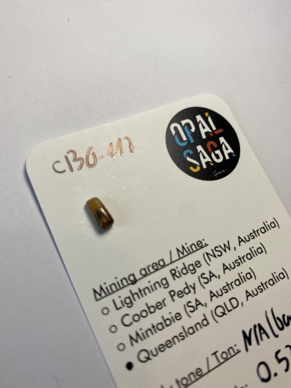 Opale boulder australienne de 0.53 ct (cBO-117) – Image 6