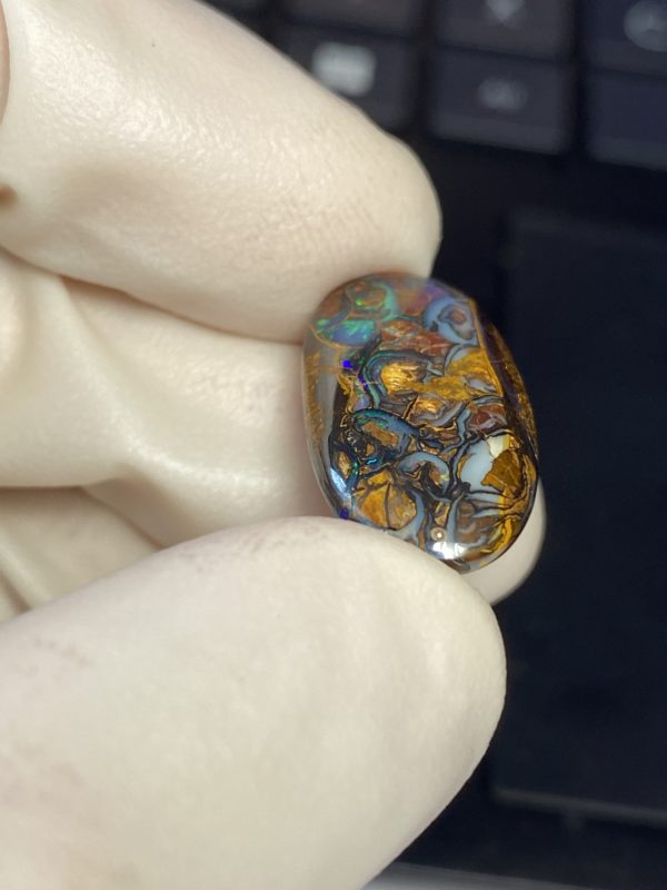 Opale boulder australienne de 10.2 ct (cBO-121) – Image 12