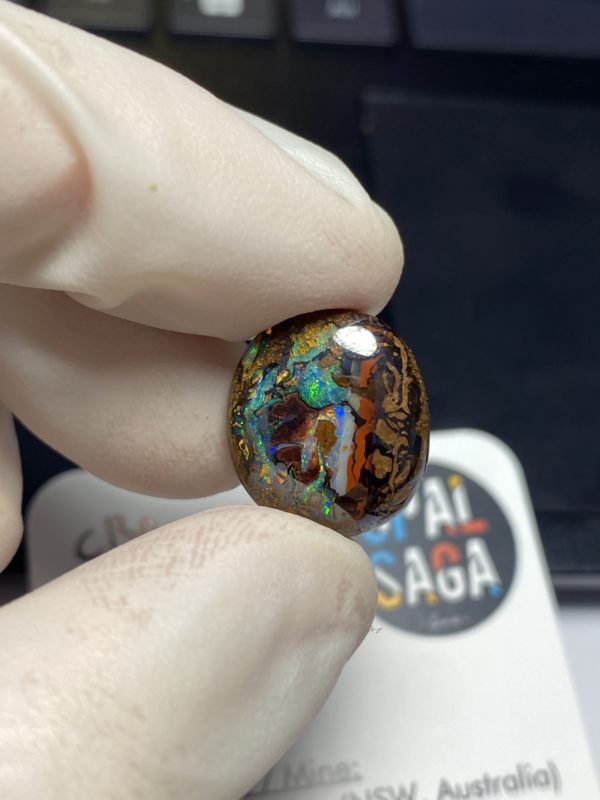 Opale boulder australienne de 10.9 ct (cBO-126) – Image 19